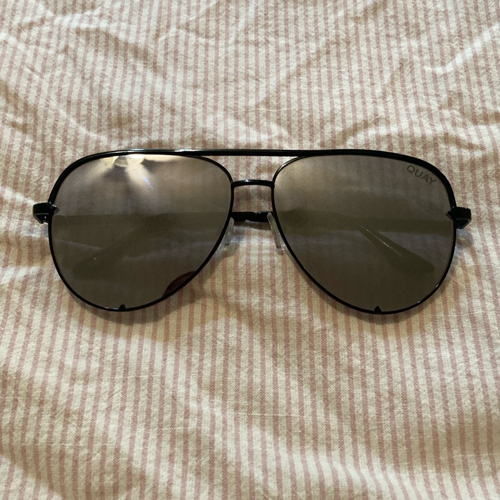 Quay x Desi High Key Smoke Sunglasses